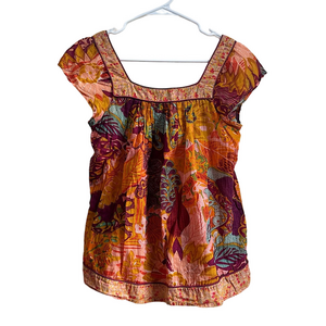 AMERICAN RAG Boho Cap Sleeve Top